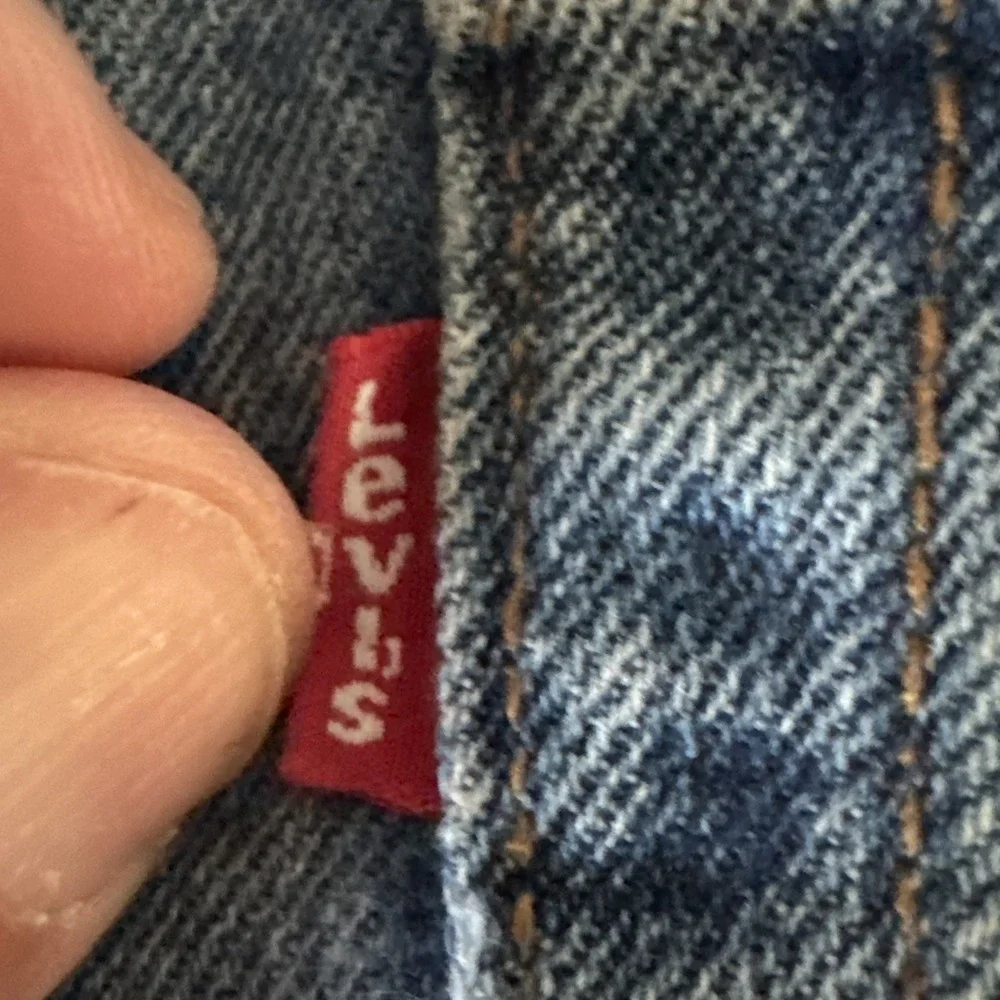 Levis 501 Jeans Mens 36x29 Blue Denim‎ Pants Button Fly Straight Classic #743